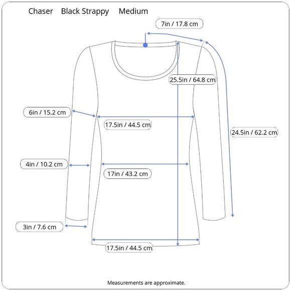 Chaser Ribbed Black Tunic Long Sleeve T-Shirt w Open Back Criss Cross Straps M - Picture 15 of 16